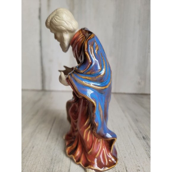 Ceramic Nativity Joseph father religious statue - Picture 3 of 8